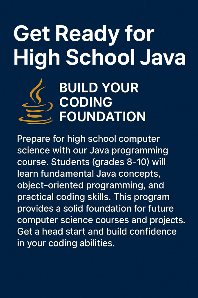 high school java